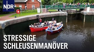 Unterwegs auf dem EmsJadeKanal Von Freizeitskippern und Schleusenwärtern  Die Nordreportage  ND [upl. by Tizes]