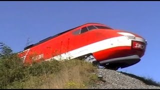 Le TGV 001 turbotrain expérimental de 1972 dans lannée 2009 [upl. by Osnerol]