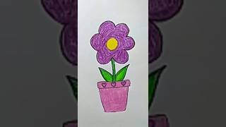 🌼 Flower Drawing Lesson 🌻 How to draw a Flower Step by Step [upl. by Reese423]