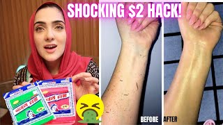 TRYING TIKTOK VIRAL EXFOLIATING KOREAN GLOVE WASHCLOTH [upl. by Lacey]