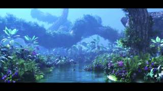 Avatar fan film Pandora environment test forest floating mountain 3D Studio Max  Vue Xstream [upl. by Virg]