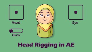 Hijabi Face rigging in After Effects  Joysticks n Sliders [upl. by Nnylidnarb]