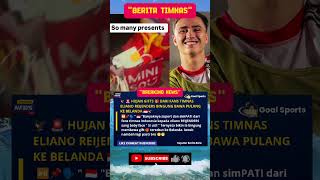 HUJAN GIFT DARI FANS TIMNAS ELIANO REIJENDERS BINGUNG BAWA KE BELANDA [upl. by Ahtiekahs]