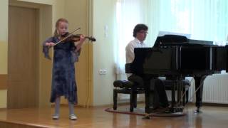 Fritz Seitz No 4 in D major for violin and piano Op 15 BasiaViolinist [upl. by Aleydis]