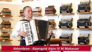 Akkordeon  Alpengold Alpin IV M  wwwmusikrumbergerde [upl. by Molloy]