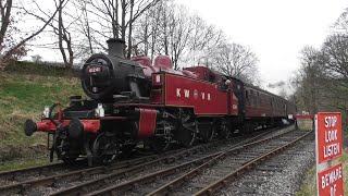 KWVR Ivatt 2MT 262T no 41241 13th February 2024 [upl. by Ayikur]