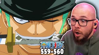 A BETRAYAL and Zoro Goes Off  One Piece Ep 559560 REACTION [upl. by Orestes]