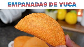 Empanadas De Yuca Dominicanas  Masa De Yuca Para Empanadas Recipe [upl. by Imuyam]