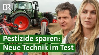 Spot Sprayer Bandspritze oder Hacke Pestizide sparen bei Rüben  Landtechnik  Unser Land  BR [upl. by Camilia]