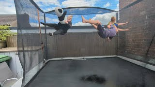 Trampoline Wrestling Entertainment  Kung Fu Panda Vs Phantom Vs The Killer Vs The Exploder [upl. by Carson]