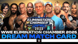 WWE Elimination Chamber 2025  Dream Match Card v2 [upl. by Mickie974]