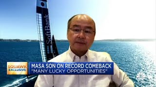 SoftBank’s Masa Son says he expects even more massive returns from his Vision Fund portfolio [upl. by Leelah]