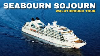 Seabourn Sojourn  Ship Tour  Full Walkthrough  4K [upl. by Ahsytal]