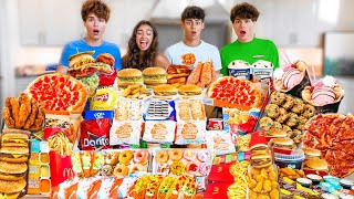 EATING 100000 CALORIES IN 24 HOURS CHALLENGE [upl. by Clabo162]