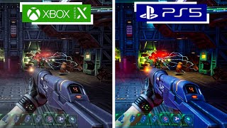 System Shock Remake PS5 vs Xbox Series X Graphics Comparison [upl. by Sahpec]