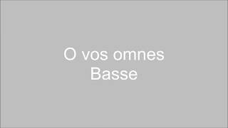 O vos omnes  Basse [upl. by Ecyak261]