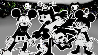 Friday Night Funkin New VS Pibby Mickey Oswald Minnie Ortensia  FNF MOD [upl. by Whipple508]