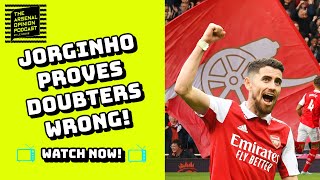 Arsenal fans in LOVE with Jorginho Bargain signing Podcast with HighburySquad [upl. by Anade]