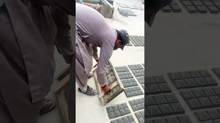 What a Amazing Technique of making Roof Tiles skills greatwork cement trending [upl. by Ahearn]