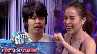 Minute To Win It Empoy may nakakatawang hirit kay Cristine [upl. by Hadihahs83]