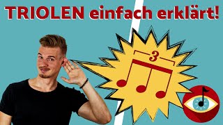 TRIOLEN einfach erklärt  eine Note in 3 gleiche Teile teilen [upl. by Phail]