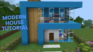 How To Build Modern House in Minecraft minecraft modernhouse interior halny akilagaming [upl. by Nhaj]