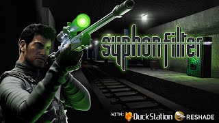 Syphon Filter HD FULL GAME with Duckstation  Reshade  Playthrough Gameplay [upl. by Cornwall147]