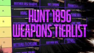 Hunt Showdown 1896 Weapon Tierlist October 2024 [upl. by Nnasus]