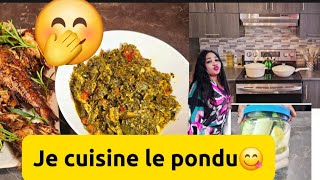 DU NOUVEAU DANS MA CUISINE JE CUISINE LE POUNDU recette congolaise ASTUCES recipe cooking [upl. by Wilburn]