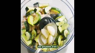 Houmous bowl courgettes et radis [upl. by Torrlow]