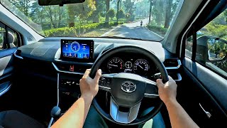 Driving POV TOYOTA NEW AVANZA 15 G CVT 2023  AKSELERASI TANJAKAN amp HANDLING  Car Test Drive ASMR [upl. by Enaillil103]