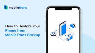 How to Restore Your Phone from MobileTrans Backup [upl. by Flanna480]