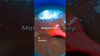 Manjistha soap ❣️🥰 shortsfeed howtomakesoapathome shortvideo trendingshorts shorts [upl. by Efar]