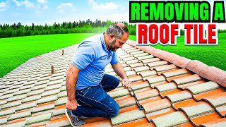 Remove a roof tile without breaking it [upl. by Jenness330]