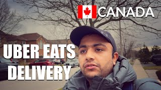 Uber Eats Earning in Winters in Canada 🇨🇦🇨🇦 2024 [upl. by Ddet]