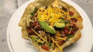 Taco Salad make your own shells [upl. by Odiug]