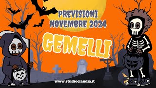 🔮PREVISIONI GEMELLI NOVEMBRE 2024🔮 Lettura carte tarocchi amore interattivi online oggi rituali [upl. by Nosydam620]