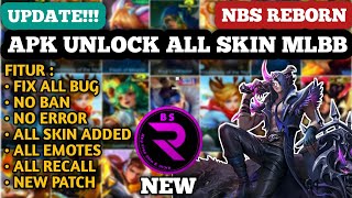 NBS REBORN 2024 LATEST VERSION  INJECTOR ML  APK UNLOCK ALL SKIN MOBILE LEGENDS [upl. by Norbie200]