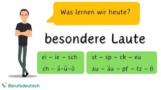 quotBesondere Laute im Deutschen Aussprache leicht gemachtquot A11 Basis 1 [upl. by Idmann303]