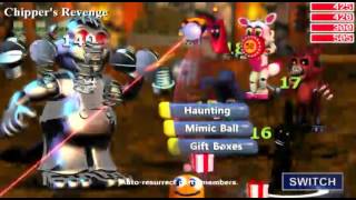 FNAF World  How To Kill Chippers Revenge Easier [upl. by Goodard]