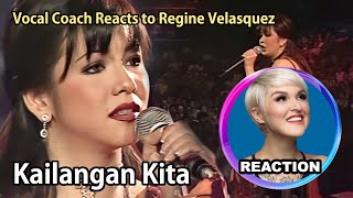 Vocal Coach Reacts to Regine Velasquez  Kailangan Kita｜國外聲樂老師點評黎晶 reginevelasquez filipinosinger [upl. by Vitek]