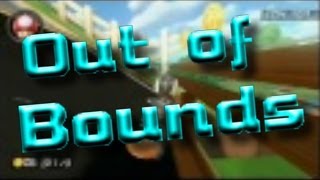 MK8 New Out of Bounds  Trought the Floor Glitch  Glitchnator [upl. by Orazal]