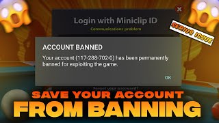 Save Your Account From Banning 8 Ball Pool [upl. by Hafeetal]