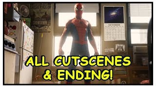 SpiderMan PS4 All Cutscenes amp Ending Cinematic Scenes LIKE A MOVIE [upl. by Tratner]