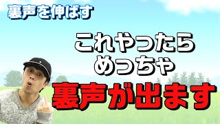 【ボイトレ】裏声を伸ばす！これめっちゃ裏声が出ます！ [upl. by Hermann]