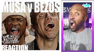 Jeff Bezos vs Mansa Musa Epic Rap Battles Of History  Reaction [upl. by Aisatna]