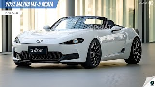 New 2025 Mazda MX5 Miata Revealed  best twodoor roadster sports car [upl. by Meekah]