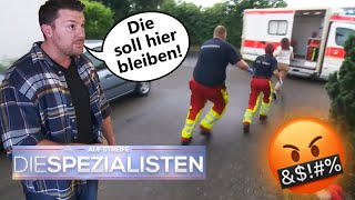 quotDie bleibt gefälligst hierquot🤬 Sanitäter flüchten vor wütendem Ehemann 💨  Die Spezialisten  SAT1 [upl. by Ellenrahc]