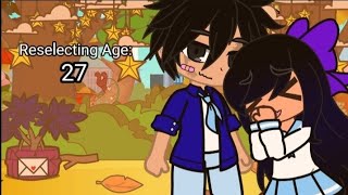 Reselecting Age 《Aphmau pdh meets future aaron》 [upl. by Idnor228]