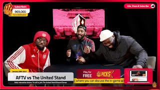 AFTV Ty Rattled After Superchat About Headphones on United Stand [upl. by Semreh]